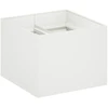 Sodo vazonas Balta 80 x 80 x 60 cm Šaltai valcuotas plienas