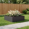Sodo vazonas Juoda 100 x 100 x 30 cm Šaltai valcuotas plienas