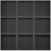 Sodo vazonas Juoda 100 x 100 x 30 cm Šaltai valcuotas plienas