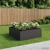 Sodo vazonas Juoda 100 x 100 x 30 cm Šaltai valcuotas plienas