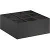 Sodo vazonas Juoda 100 x 100 x 30 cm Šaltai valcuotas plienas