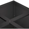Sodo vazonas Juoda 100 x 100 x 40 cm Šaltai valcuotas plienas
