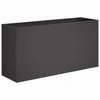 Sodo vazonas Juoda 100 x 30 x 40 cm Šaltai valcuotas plienas