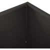 Sodo vazonas Juoda 100 x 40 x 40 cm Šaltai valcuotas plienas