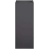 Sodo vazonas Juoda 20 x 20 x 50 cm Šaltai valcuotas plienas