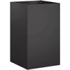 Sodo vazonas Juoda 30 x 30 x 40 cm Šaltai valcuotas plienas