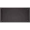 Sodo vazonas Juoda 40 x 20 x 50 cm Šaltai valcuotas plienas