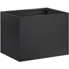 Sodo vazonas Juoda 40 x 30 x 30 cm Šaltai valcuotas plienas