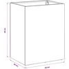 Sodo vazonas Juoda 40 x 30 x 40 cm Šaltai valcuotas plienas