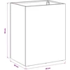Sodo vazonas Juoda 40 x 30 x 50 cm Šaltai valcuotas plienas