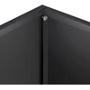 Sodo vazonas Juoda 40 x 30 x 75 cm Šaltai valcuotas plienas