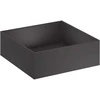Sodo vazonas Juoda 40 x 40 x 20 cm Šaltai valcuotas plienas