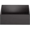 Sodo vazonas Juoda 40 x 40 x 20 cm Šaltai valcuotas plienas