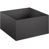 Sodo vazonas Juoda 40 x 40 x 30 cm Šaltai valcuotas plienas