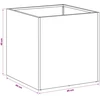 Sodo vazonas Juoda 45 x 45 x 45 cm Šaltai valcuotas plienas