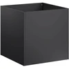 Sodo vazonas Juoda 45 x 45 x 45 cm Šaltai valcuotas plienas