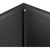 Sodo vazonas Juoda 50 x 30 x 40 cm Šaltai valcuotas plienas