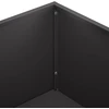 Sodo vazonas Juoda 50 x 30 x 49 cm Šaltai valcuotas plienas