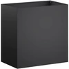 Sodo vazonas Juoda 50 x 30 x 50 cm Šaltai valcuotas plienas
