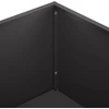 Sodo vazonas Juoda 50 x 30 x 75 cm Šaltai valcuotas plienas