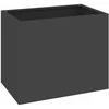 Sodo vazonas Juoda 50 x 32 x 40 cm Šaltai valcuotas plienas