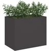 Sodo vazonas Juoda 50 x 32 x 40 cm Šaltai valcuotas plienas