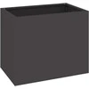 Sodo vazonas Juoda 50 x 32 x 40 cm Šaltai valcuotas plienas