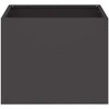 Sodo vazonas Juoda 50 x 32 x 40 cm Šaltai valcuotas plienas