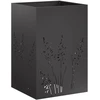 Sodo vazonas Juoda 50 x 50 x 75 cm Šaltai valcuotas plienas