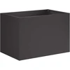Sodo vazonas Juoda 60 x 40 x 40 cm Šaltai valcuotas plienas