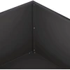 Sodo vazonas Juoda 60 x 60 x 20 cm Šaltai valcuotas plienas