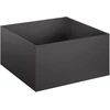 Sodo vazonas Juoda 60 x 60 x 30 cm Šaltai valcuotas plienas