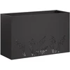 Sodo vazonas Juoda 80 x 30 x 49 cm Šaltai valcuotas plienas