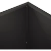 Sodo vazonas Juoda 80 x 40 x 40 cm Šaltai valcuotas plienas