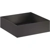 Sodo vazonas Juoda 80 x 80 x 30 cm Šaltai valcuotas plienas