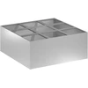Sodo vazonas Sidabrinė 100 x 100 x 30 cm Galvanizuotas plienas