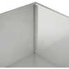 Sodo vazonas Sidabrinė 100 x 100 x 40 cm Nerūdijantis plienas