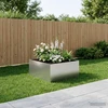 Sodo vazonas Sidabrinė 100 x 100 x 40 cm Galvanizuotas plienas