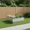 Sodo vazonas Sidabrinė 100 x 100 x 40 cm Galvanizuotas plienas