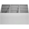 Sodo vazonas Sidabrinė 100 x 100 x 50 cm Galvanizuotas plienas