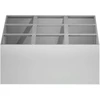 Sodo vazonas Sidabrinė 100 x 100 x 50 cm Galvanizuotas plienas