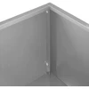 Sodo vazonas Sidabrinė 100 x 30 x 49 cm Galvanizuotas plienas