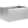 Sodo vazonas Sidabrinė 120 x 80 x 60 cm Galvanizuotas plienas