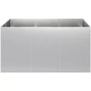 Sodo vazonas Sidabrinė 120 x 80 x 60 cm Galvanizuotas plienas