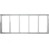 Sodo vazonas Sidabrinė 200 x 80 x 60 cm Galvanizuotas plienas