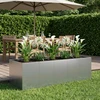 Sodo vazonas Sidabrinė 200 x 80 x 60 cm Galvanizuotas plienas