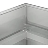Sodo vazonas Sidabrinė 280 x 40 x 60 cm Galvanizuotas plienas