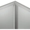 Sodo vazonas Sidabrinė 40 x 30 x 30 cm Galvanizuotas plienas