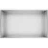 Sodo vazonas Sidabrinė 40 x 30 x 75 cm Galvanizuotas plienas