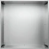 Sodo vazonas Sidabrinė 40 x 40 x 75 cm Galvanizuotas plienas